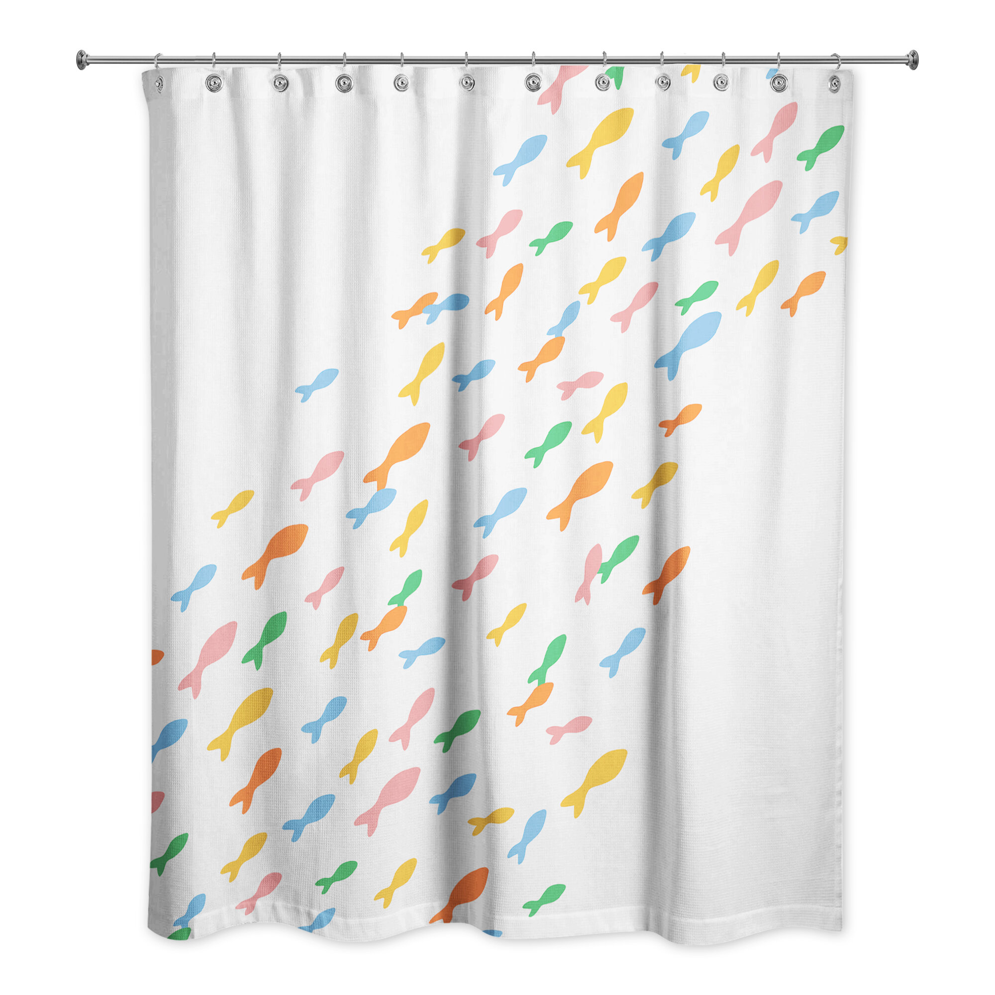 target fish shower curtain