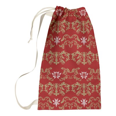 San Francisco Football Baroque Laundry Bag East Urban Home Color: Red/Brown/White, Size: Small (29