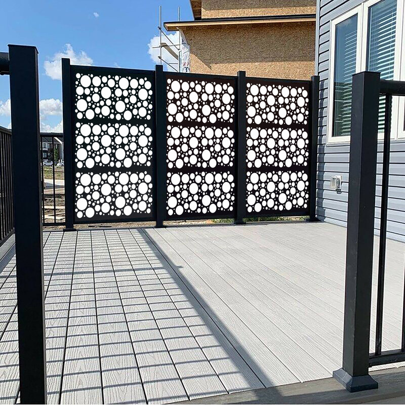 Porpora 6 5 Ft H X 4 5 Ft W Metal Fencing Wayfair