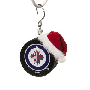 NHL Team Puck Ornament