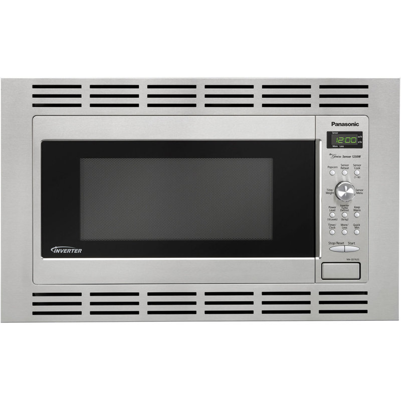 Panasonic 1 2 Cu Ft Microwave 27 Stainless Steel Trim Kit Ft Microwave 27 Stainless Steel Trim Kit