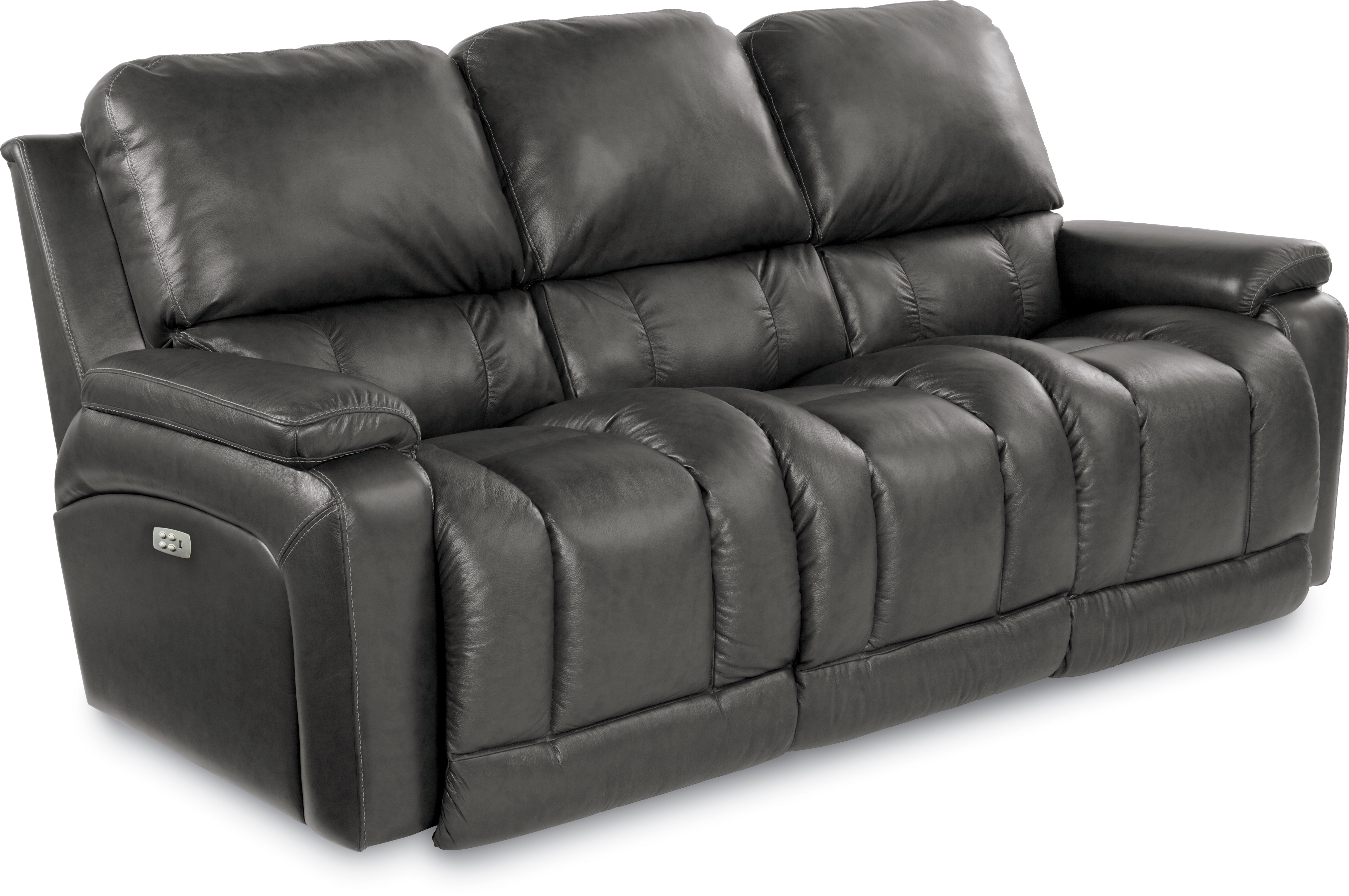La Z Boy Greyson Leather Reclining Sofa Wayfair