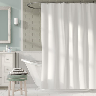 Symple Stuff 2 In 1 Single Shower Curtain Reviews Wayfair