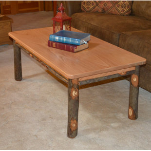 Yorba Hickory Solid Wood Coffee Table by Loon Peak 2019 Sale