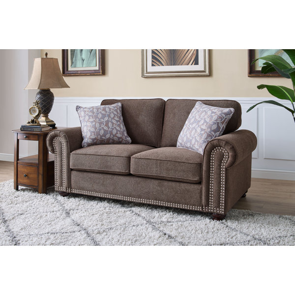 Loveseat With Wood Trim Wayfair Loveseat With Wood Trim Wayfair