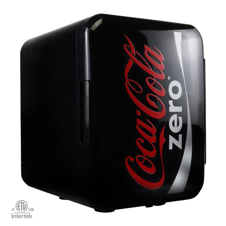 Koolatron Coke Zero Portable 4l Mini Fridge Wayfair Co Uk