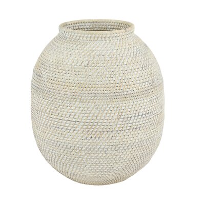 Bungalow Rose Natumbua Handwoven Bamboo Floor Vase