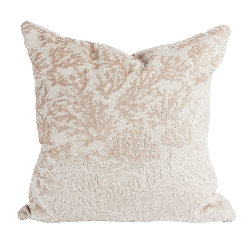 Rose Velvet Throw Pillow
