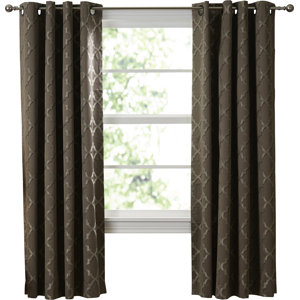 Kingston Upon Thames Geometric Blackout Single Curtain Panel