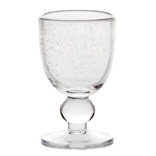 Bubble Glass Goblets | Wayfair