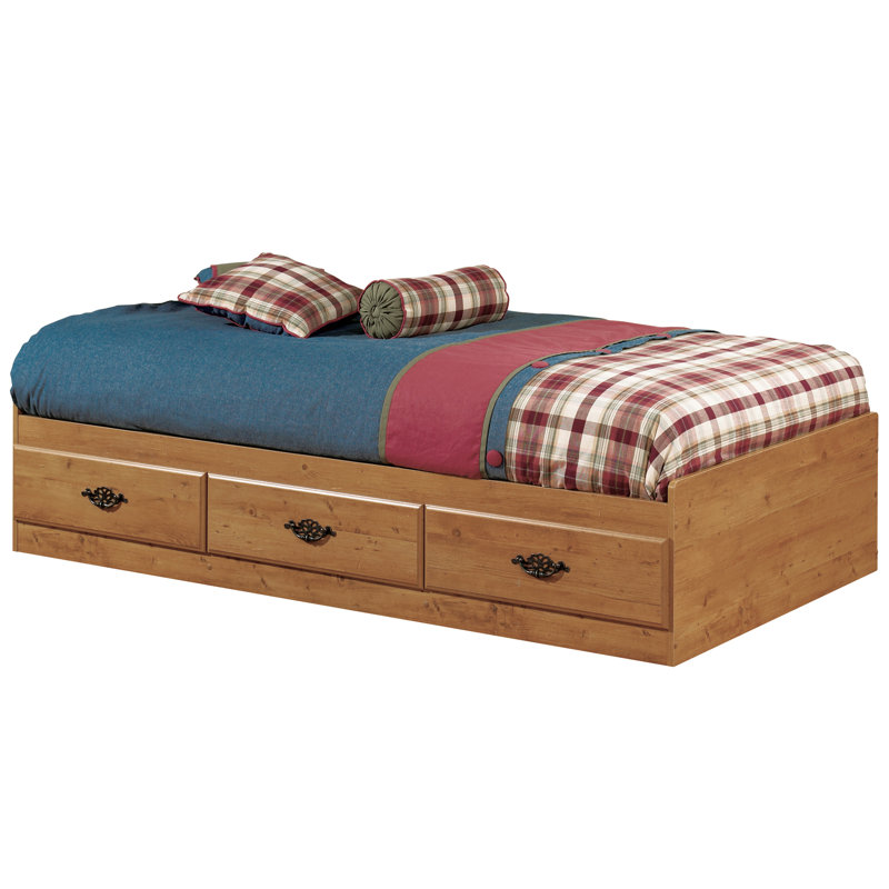 South Shore Prairie Twin Mate S Captain S Bed With Drawers