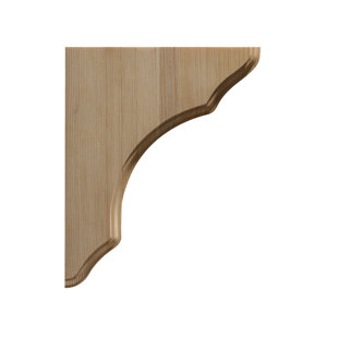 Large Wooden Corbels 6.5 X 4/" X 3/" also 7/" X 7/" Spindle Brackets