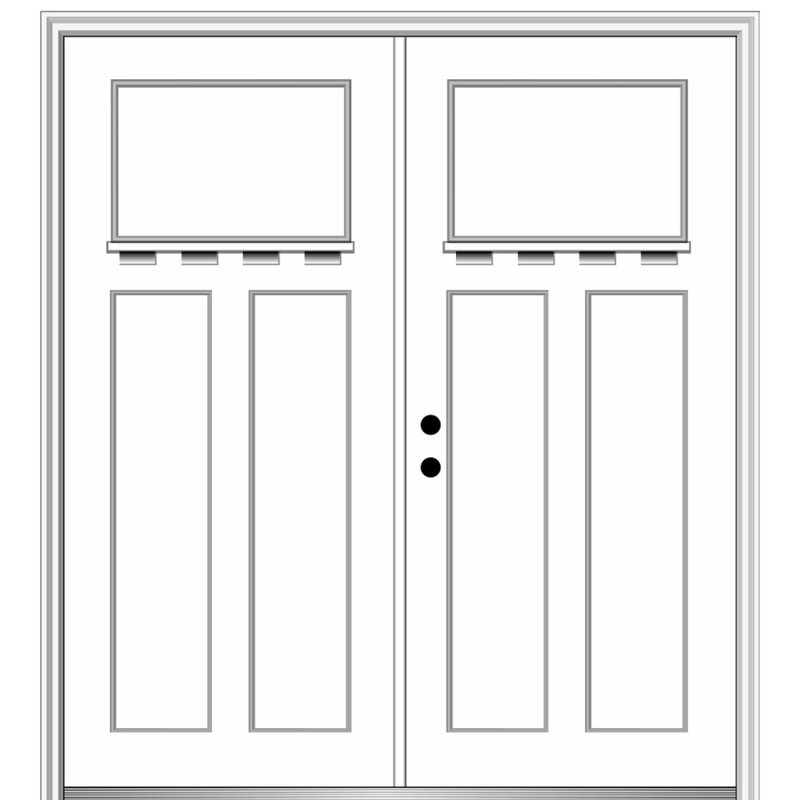 Verona Home Design Craftsman Ready To Install Fiberglass Prehung