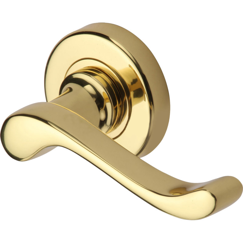 Heritage Brass Bedford Round Rose Door Handle & Reviews Wayfair.co.uk