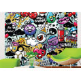 Brewster Home Fashions Graffiti Monster Wall Mural