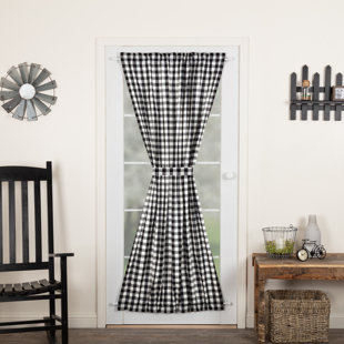 Black And Tan Plaid Curtains Wayfair