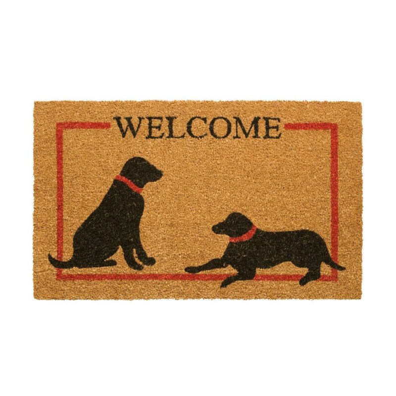 Red Barrel Studio Mcfarlin Dogs Welcome 30 In X 18 In Non Slip