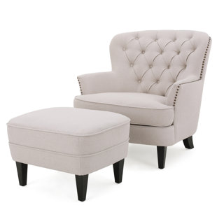 overstuffed chair ottoman sale