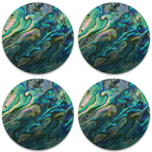 Paua Abalone Shell Square Mosaic Decoration Bowl