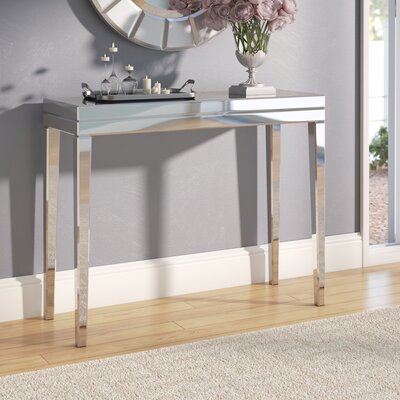 Wade Logan Campbelltown 39" Solid Wood Console Table