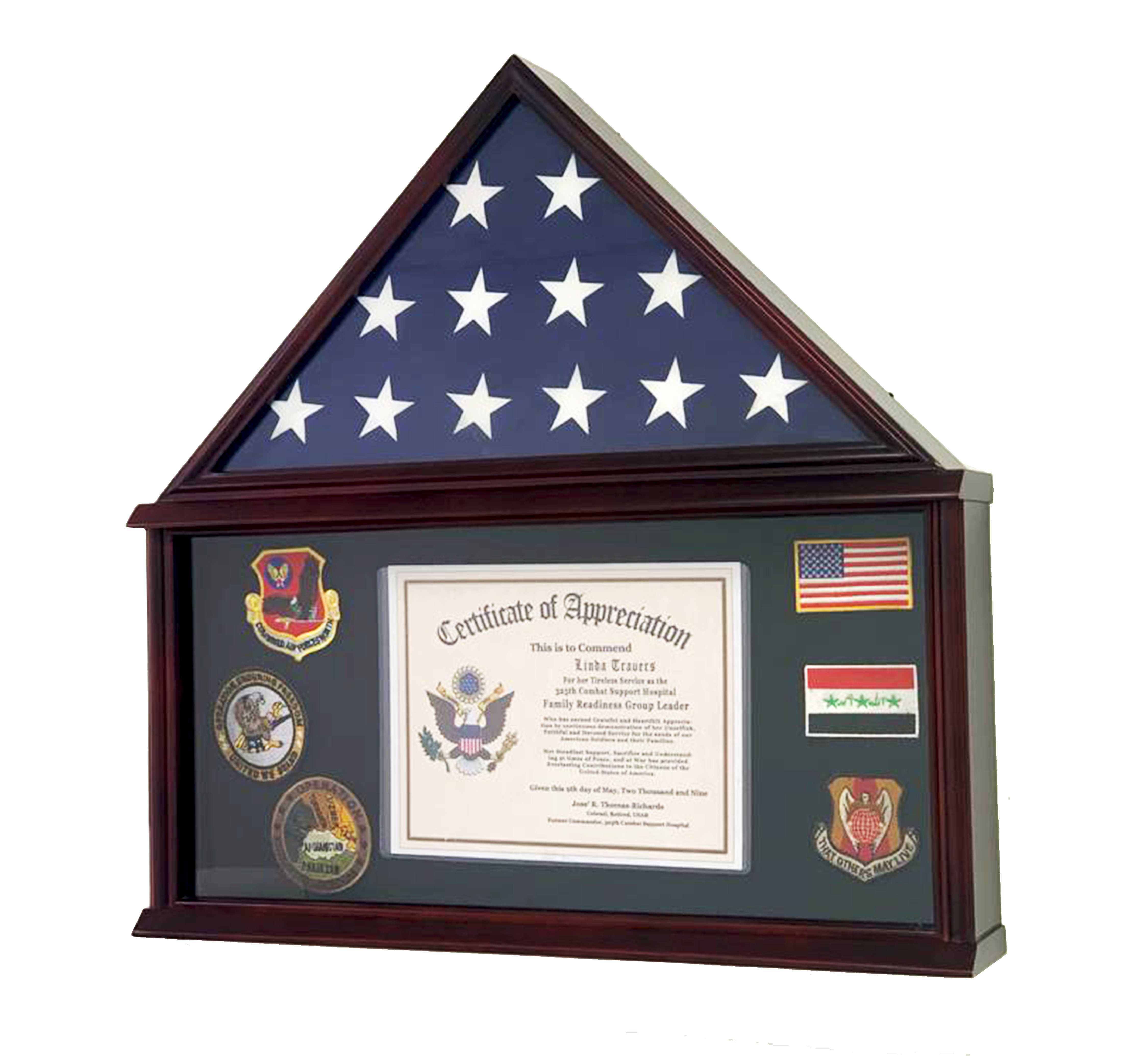 25.2" Flag Display Case Wayfair