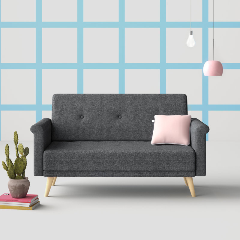 Hashtag Home Sade Confident Vintage Loveseat Wayfair