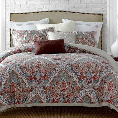 Ellen Tracy Slipcovers Upton Park Reversible Duvet Cover Set