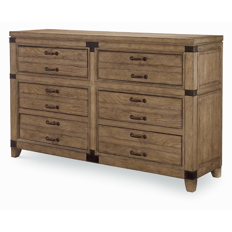 Loon Peak Brigadoon 6 Drawer Double Dresser Reviews Wayfair