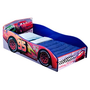 Childrens Boys Kids 3'0 Single Blue Mclaren Racing Car Bed Comfort Mattress 