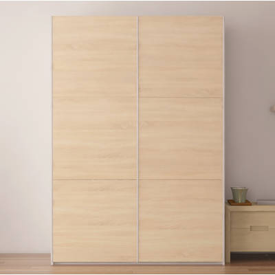 Brayden Studio Zastrow 3 Drawers Armoire With Sliding Doors