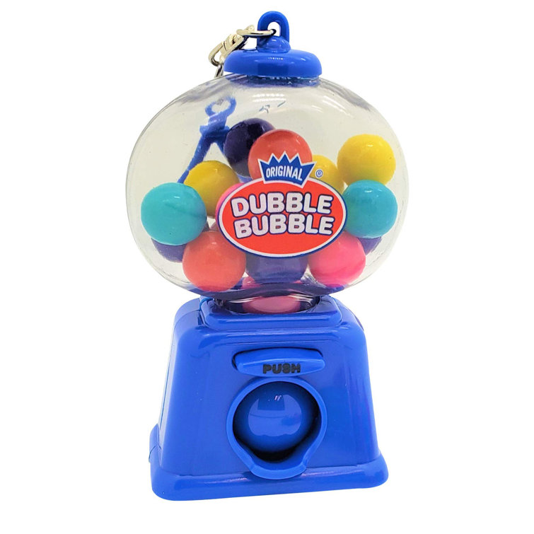 Topchoice Colorful 4 Gumball Dispenser Machine Keychains With Original Dubble Bubble Gumballs Included Pink Wayfair