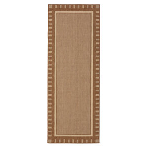 Goodhue Contemporary Bordered Design Gray Outdoor Area Rug