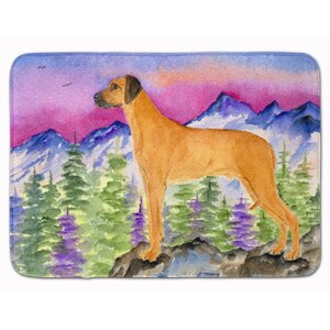 Rhodesian Ridgeback Memory Foam Bath Rug