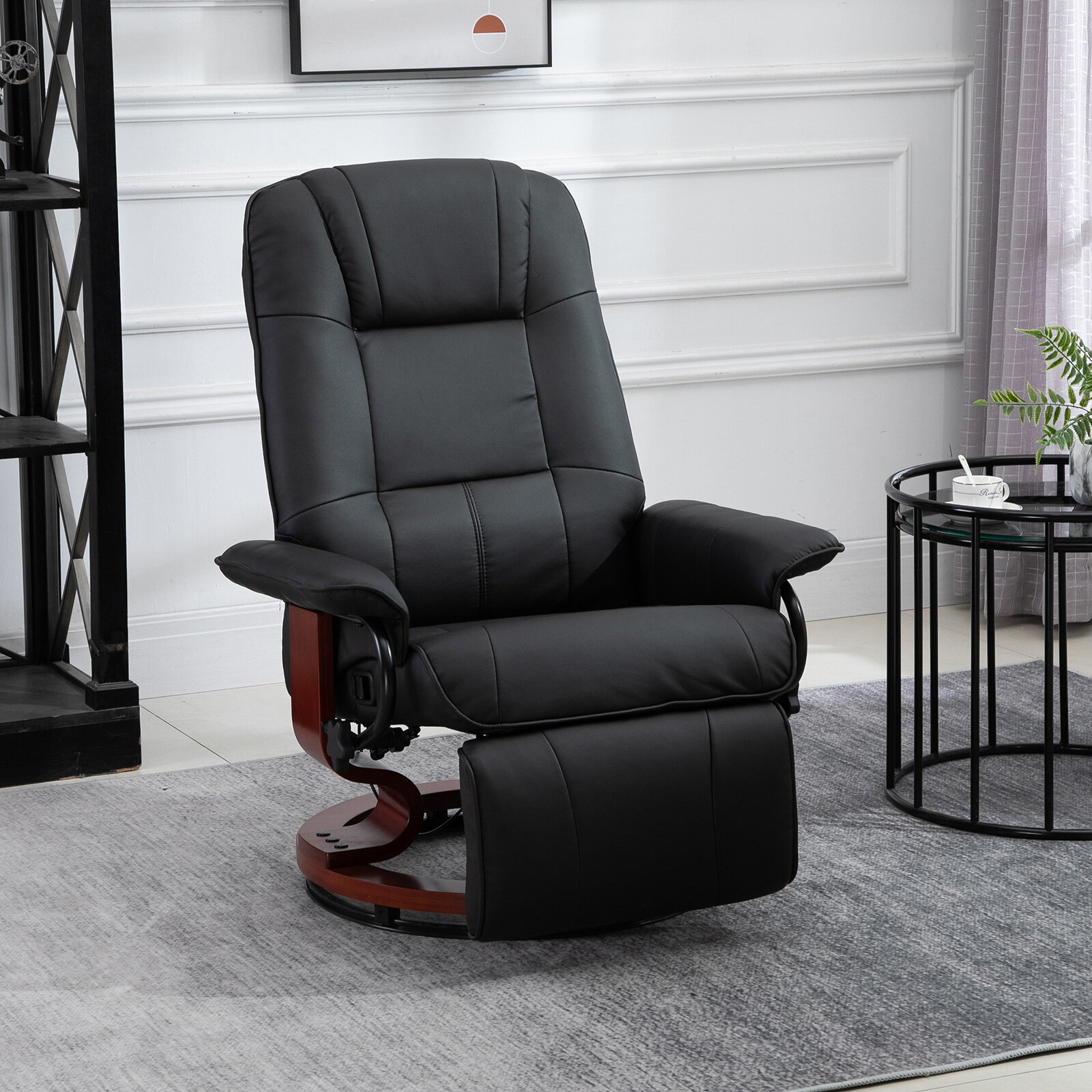 wayfair black recliner chair