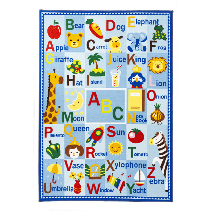 Ustide 5x7 Colorful Puzzle Educational Kids Rug Activity Children Playroom Clroom Area Rugs Ustide 5x7 Colorful Puzzle Educational