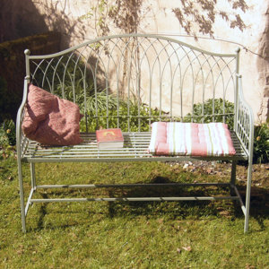 2-Sitzer Stahlgartenbank Hampton von Ascalon