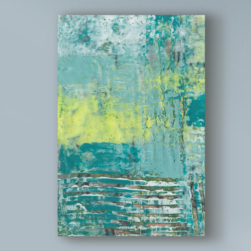 Winston Porter Linear Texture I Acrylic Painting Print On