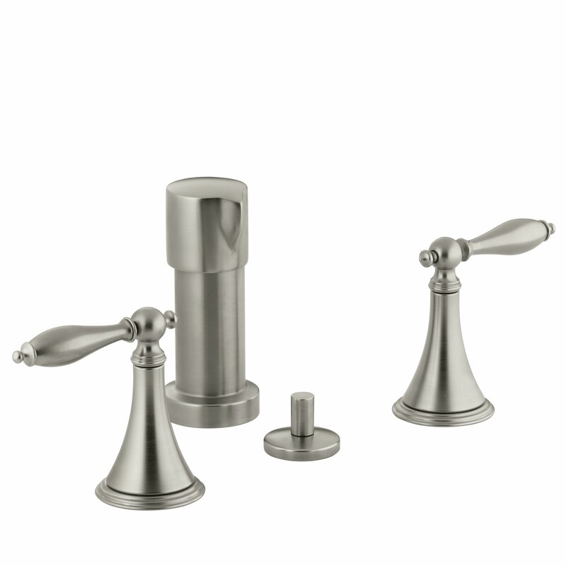 Kohler Finial Traditional Vertical Spray Bidet Faucet With Lever