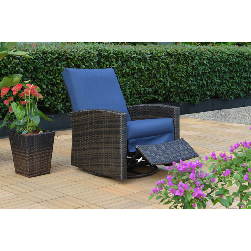 patio swivel recliner
