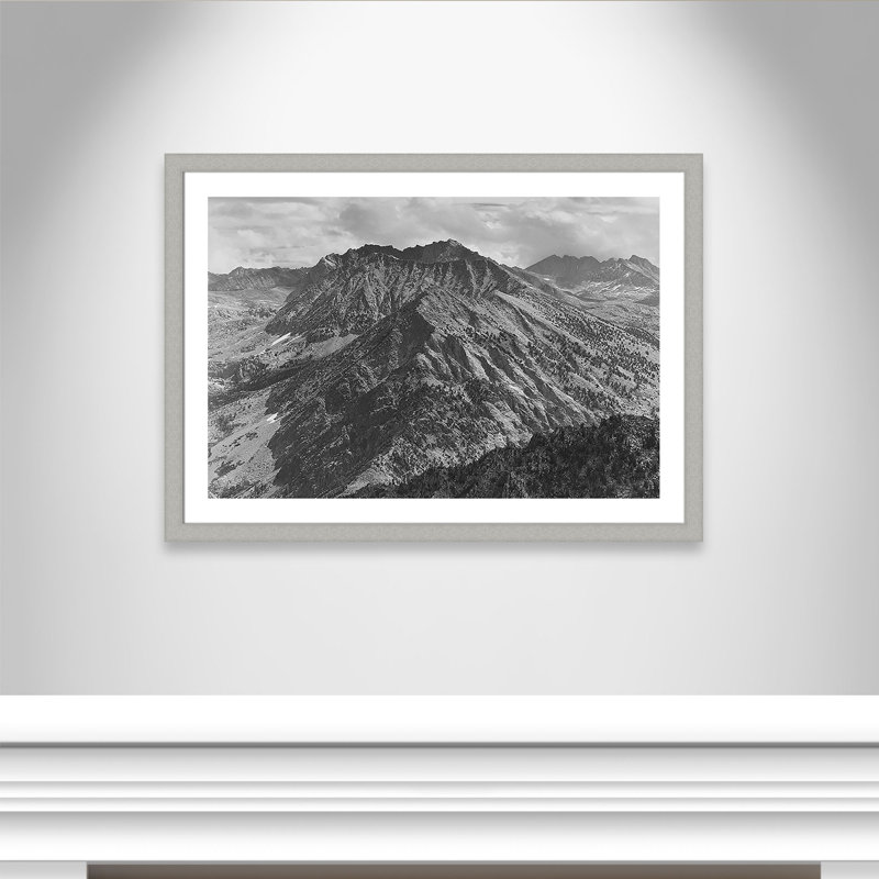 Union Rustic Adams Middle Fork By Ansel Adams Framed Photographic Print Wayfair