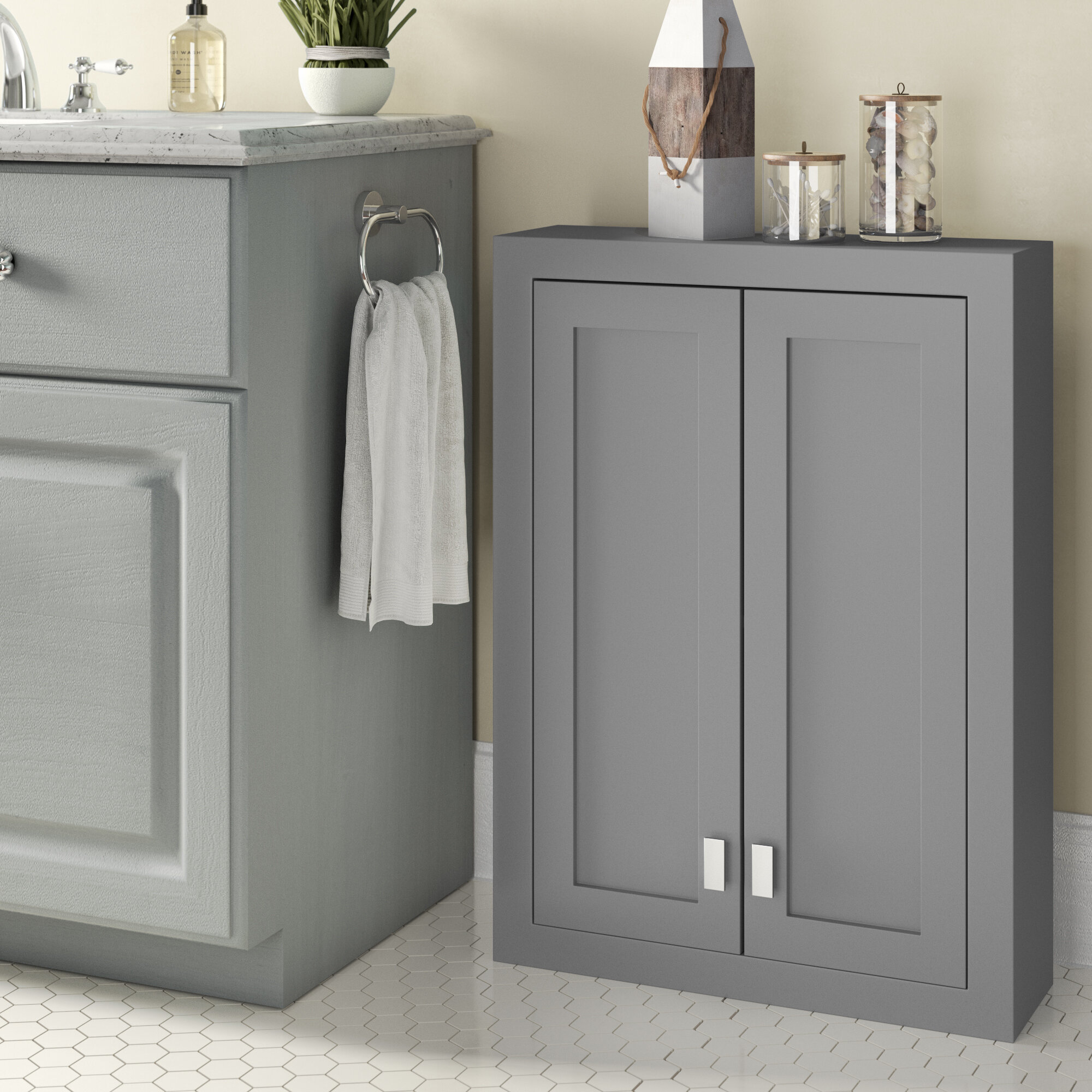 Solid Wood Bathroom Cabinets Shelving You Ll Love In 2020 Wayfair