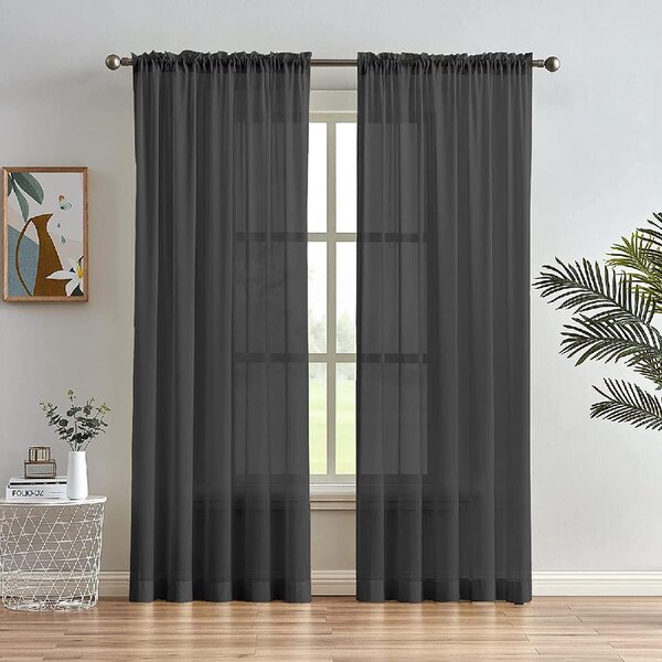 Scarf Panel Blinds Pleated Curtain Curtain Window Covers Polyester Sun Shade LP 