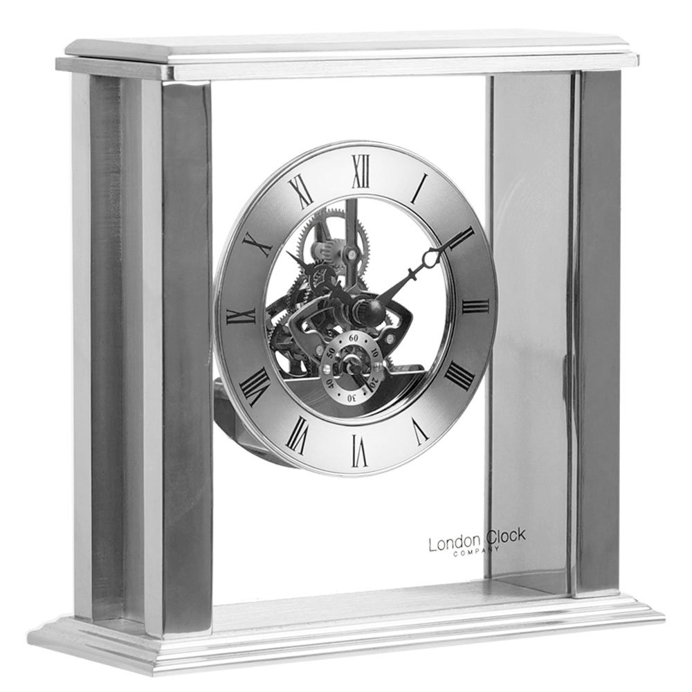 London Clock Company Simple Frame Skeleton Mantel Clock & Reviews ...