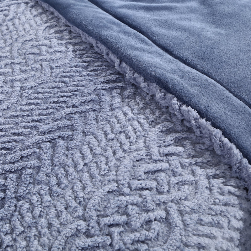 Berkshire Blanket Ultrasonic Sherpa Comforter Set Reviews Wayfair