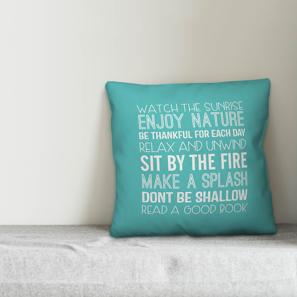 Rosecliff Heights Amara Lake House Rules Indoor Outdoor Throw