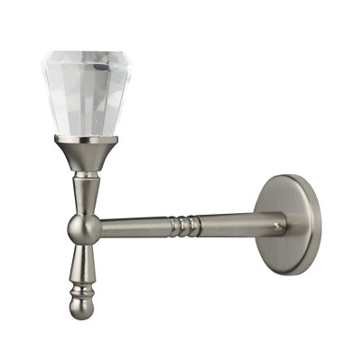 Symone Curtain Holdback Charlton Home Finish Brushed Steel