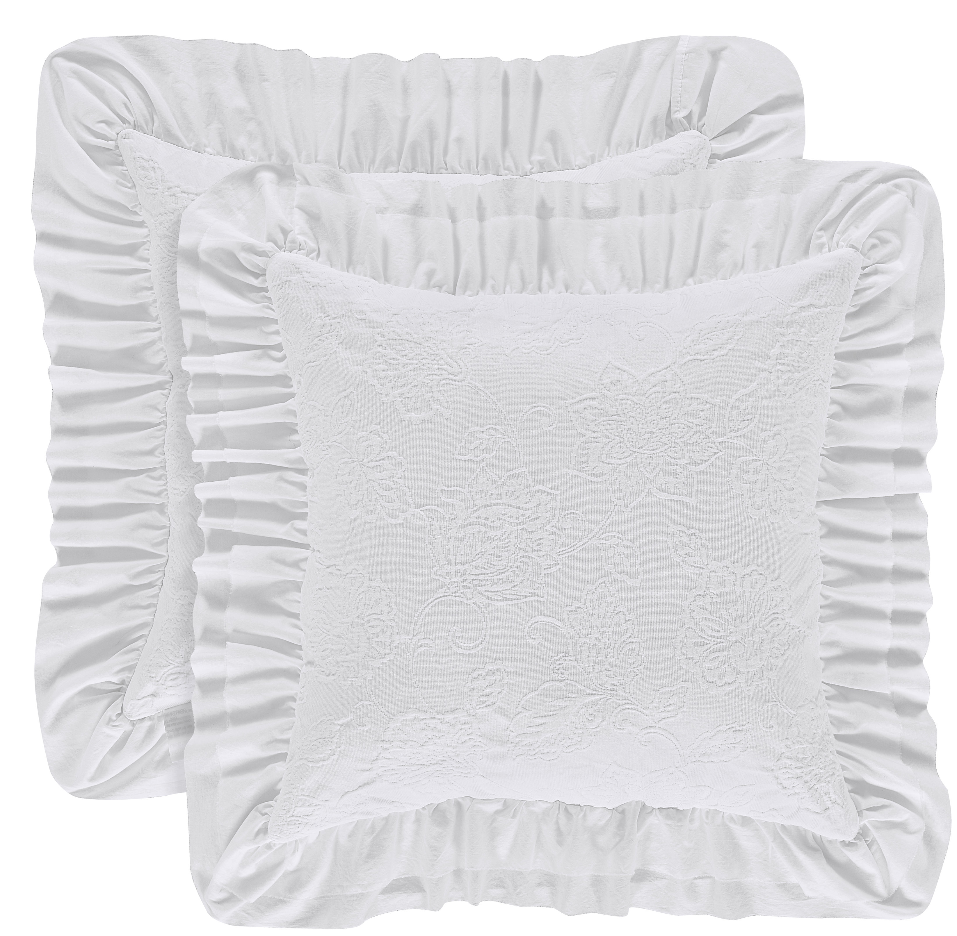 Ophelia Co Mclaughlin Square Decorative Cotton Throw Pillow Reviews Wayfair
