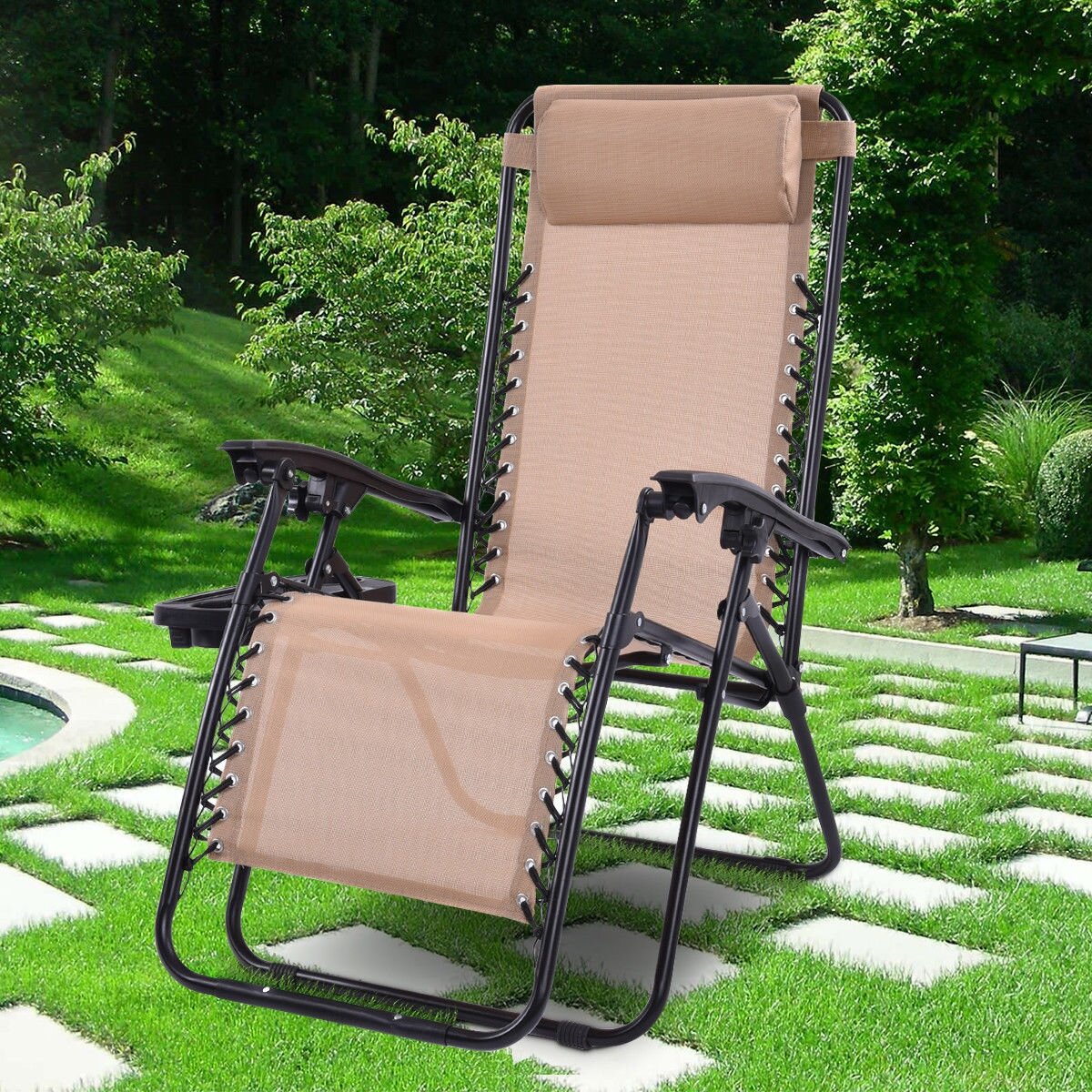 amundson reclining folding zero gravity chair