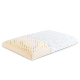 Beautyrest Latex Foam Pillow with Removable Cover 3 Sizes 100% Cotton NEW 