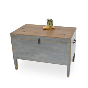 Trunk Tray Table With Storage by Sarreid Ltd Design